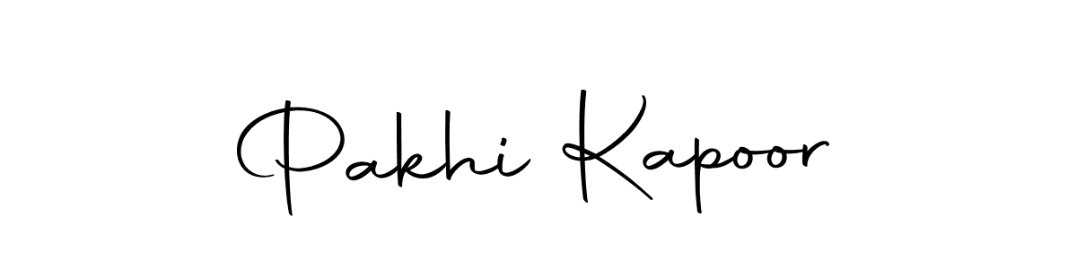 Use a signature maker to create a handwritten signature online. With this signature software, you can design (Autography-DOLnW) your own signature for name Pakhi Kapoor. Pakhi Kapoor signature style 10 images and pictures png