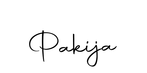 The best way (Autography-DOLnW) to make a short signature is to pick only two or three words in your name. The name Pakija include a total of six letters. For converting this name. Pakija signature style 10 images and pictures png