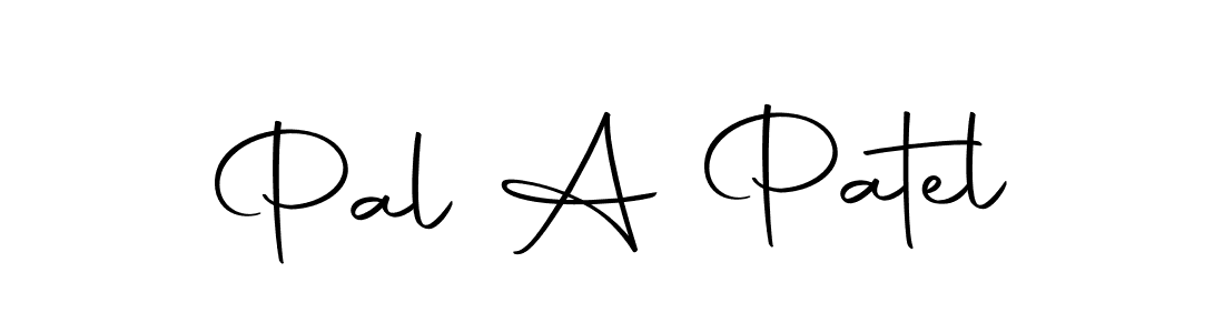 How to make Pal A Patel name signature. Use Autography-DOLnW style for creating short signs online. This is the latest handwritten sign. Pal A Patel signature style 10 images and pictures png