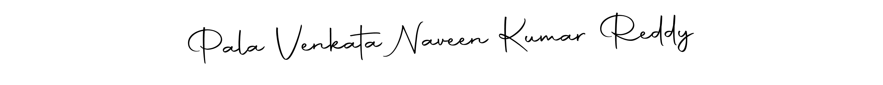 Make a beautiful signature design for name Pala Venkata Naveen Kumar Reddy. Use this online signature maker to create a handwritten signature for free. Pala Venkata Naveen Kumar Reddy signature style 10 images and pictures png