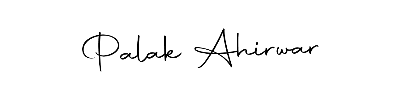 Design your own signature with our free online signature maker. With this signature software, you can create a handwritten (Autography-DOLnW) signature for name Palak Ahirwar. Palak Ahirwar signature style 10 images and pictures png