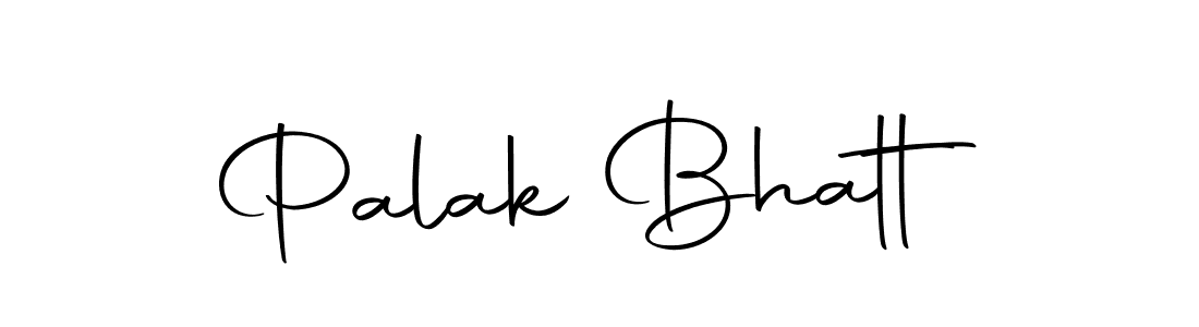 Create a beautiful signature design for name Palak Bhatt. With this signature (Autography-DOLnW) fonts, you can make a handwritten signature for free. Palak Bhatt signature style 10 images and pictures png