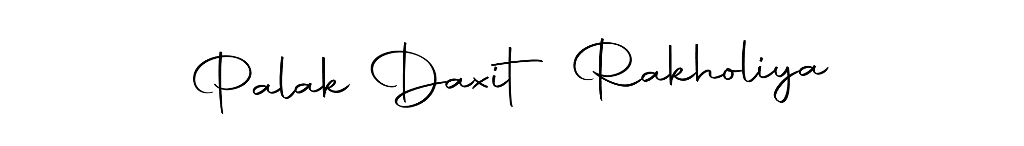 Make a beautiful signature design for name Palak Daxit Rakholiya. With this signature (Autography-DOLnW) style, you can create a handwritten signature for free. Palak Daxit Rakholiya signature style 10 images and pictures png