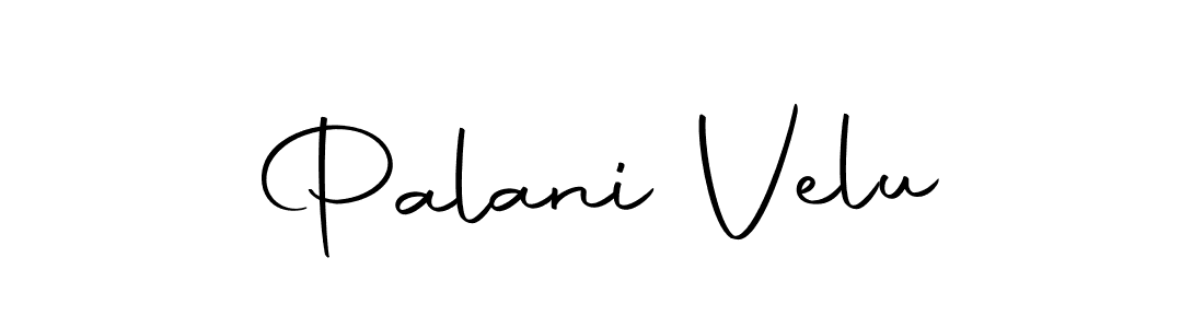 Design your own signature with our free online signature maker. With this signature software, you can create a handwritten (Autography-DOLnW) signature for name Palani Velu. Palani Velu signature style 10 images and pictures png