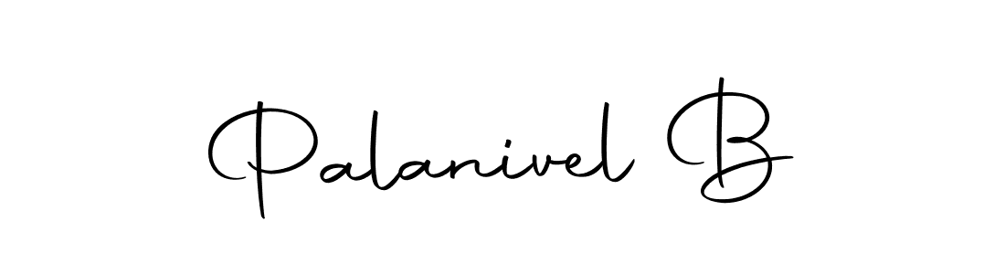 Create a beautiful signature design for name Palanivel B. With this signature (Autography-DOLnW) fonts, you can make a handwritten signature for free. Palanivel B signature style 10 images and pictures png