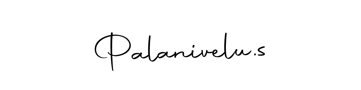 Design your own signature with our free online signature maker. With this signature software, you can create a handwritten (Autography-DOLnW) signature for name Palanivelu.s. Palanivelu.s signature style 10 images and pictures png
