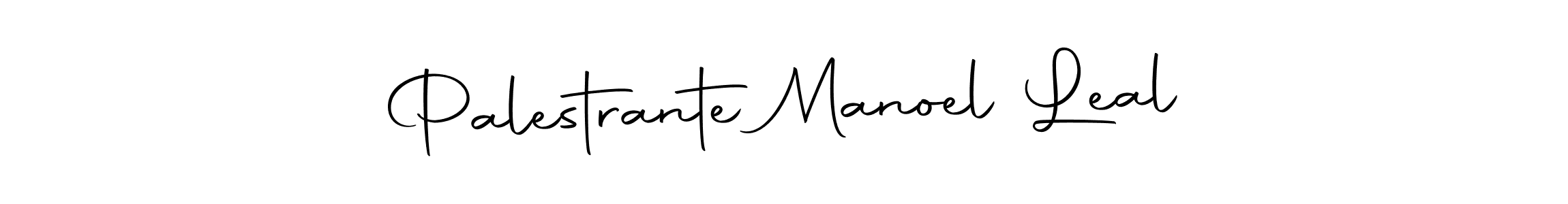 Make a beautiful signature design for name Palestrante Manoel Leal. With this signature (Autography-DOLnW) style, you can create a handwritten signature for free. Palestrante Manoel Leal signature style 10 images and pictures png