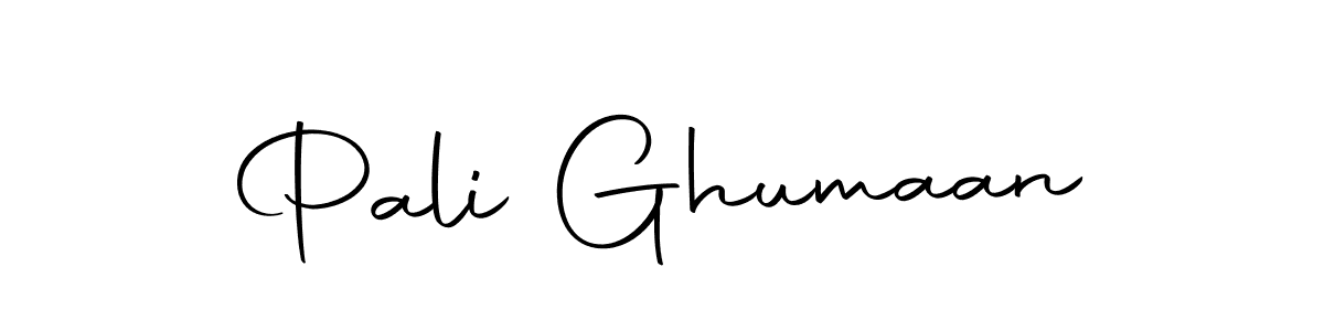 How to make Pali Ghumaan name signature. Use Autography-DOLnW style for creating short signs online. This is the latest handwritten sign. Pali Ghumaan signature style 10 images and pictures png