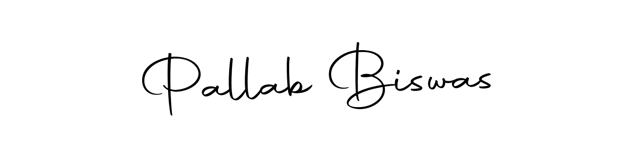 Create a beautiful signature design for name Pallab Biswas. With this signature (Autography-DOLnW) fonts, you can make a handwritten signature for free. Pallab Biswas signature style 10 images and pictures png