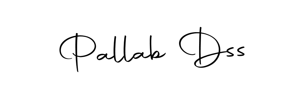 How to make Pallab Dss name signature. Use Autography-DOLnW style for creating short signs online. This is the latest handwritten sign. Pallab Dss signature style 10 images and pictures png