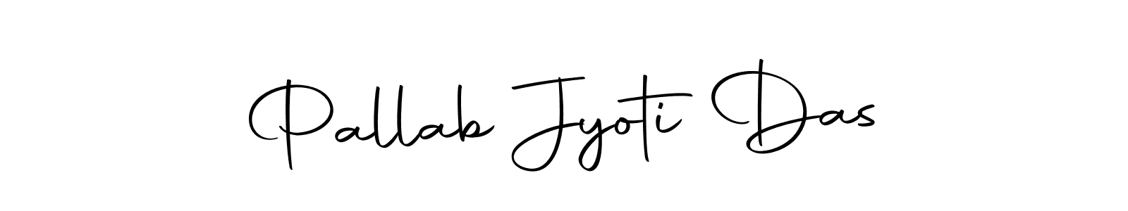 How to make Pallab Jyoti Das name signature. Use Autography-DOLnW style for creating short signs online. This is the latest handwritten sign. Pallab Jyoti Das signature style 10 images and pictures png