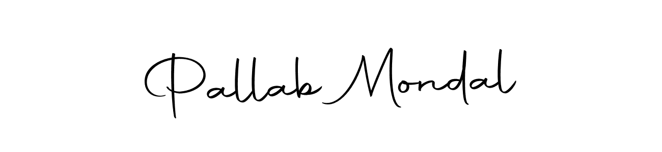 Design your own signature with our free online signature maker. With this signature software, you can create a handwritten (Autography-DOLnW) signature for name Pallab Mondal. Pallab Mondal signature style 10 images and pictures png