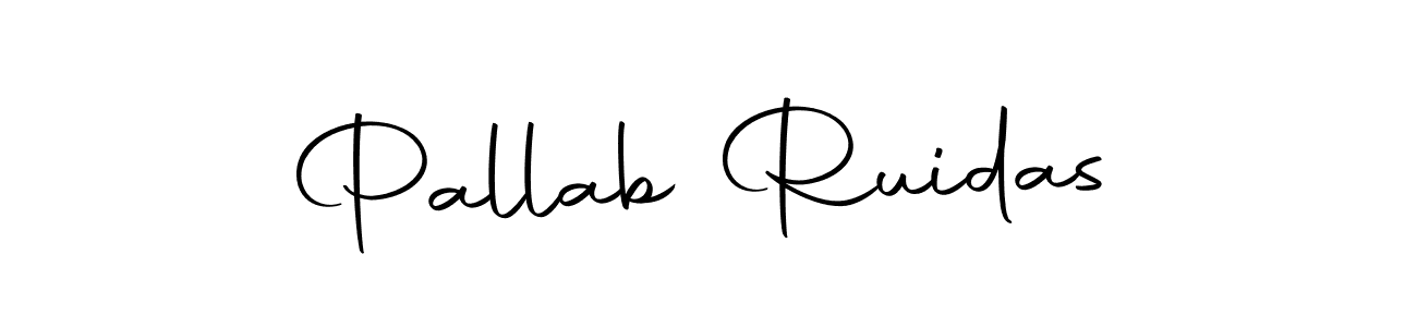 How to make Pallab Ruidas signature? Autography-DOLnW is a professional autograph style. Create handwritten signature for Pallab Ruidas name. Pallab Ruidas signature style 10 images and pictures png