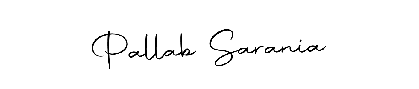 Use a signature maker to create a handwritten signature online. With this signature software, you can design (Autography-DOLnW) your own signature for name Pallab Sarania. Pallab Sarania signature style 10 images and pictures png