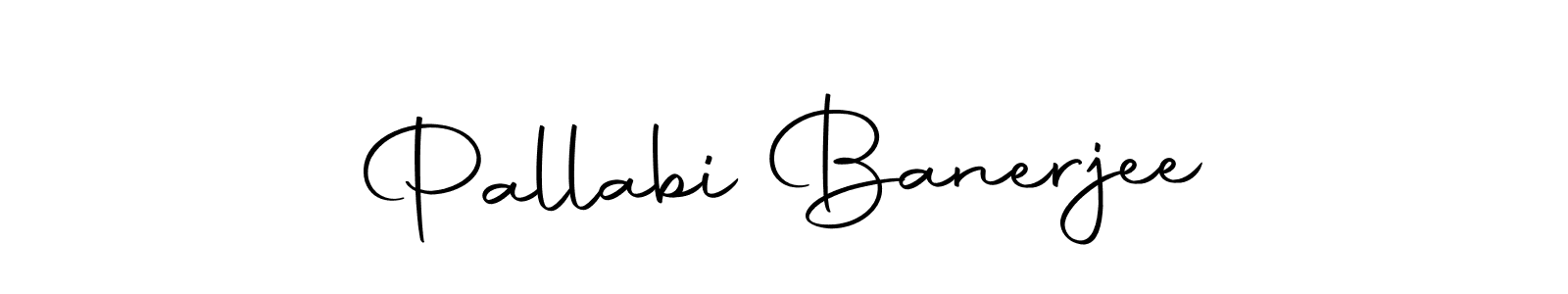 Create a beautiful signature design for name Pallabi Banerjee. With this signature (Autography-DOLnW) fonts, you can make a handwritten signature for free. Pallabi Banerjee signature style 10 images and pictures png