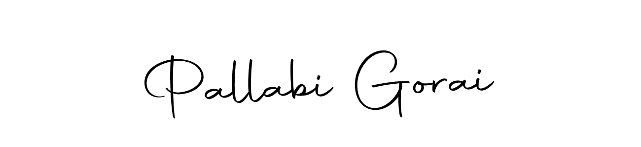 The best way (Autography-DOLnW) to make a short signature is to pick only two or three words in your name. The name Pallabi Gorai include a total of six letters. For converting this name. Pallabi Gorai signature style 10 images and pictures png