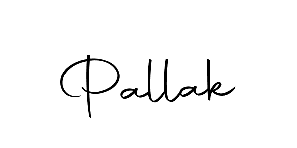 Design your own signature with our free online signature maker. With this signature software, you can create a handwritten (Autography-DOLnW) signature for name Pallak. Pallak signature style 10 images and pictures png