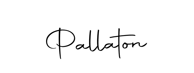How to make Pallaton signature? Autography-DOLnW is a professional autograph style. Create handwritten signature for Pallaton name. Pallaton signature style 10 images and pictures png