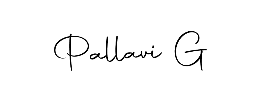 Design your own signature with our free online signature maker. With this signature software, you can create a handwritten (Autography-DOLnW) signature for name Pallavi G. Pallavi G signature style 10 images and pictures png