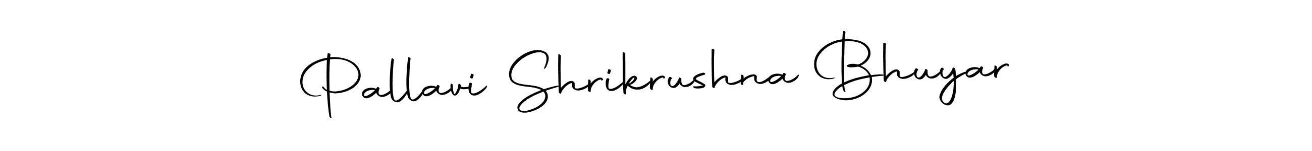 Create a beautiful signature design for name Pallavi Shrikrushna Bhuyar. With this signature (Autography-DOLnW) fonts, you can make a handwritten signature for free. Pallavi Shrikrushna Bhuyar signature style 10 images and pictures png