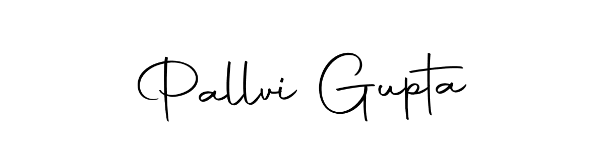 How to make Pallvi Gupta name signature. Use Autography-DOLnW style for creating short signs online. This is the latest handwritten sign. Pallvi Gupta signature style 10 images and pictures png