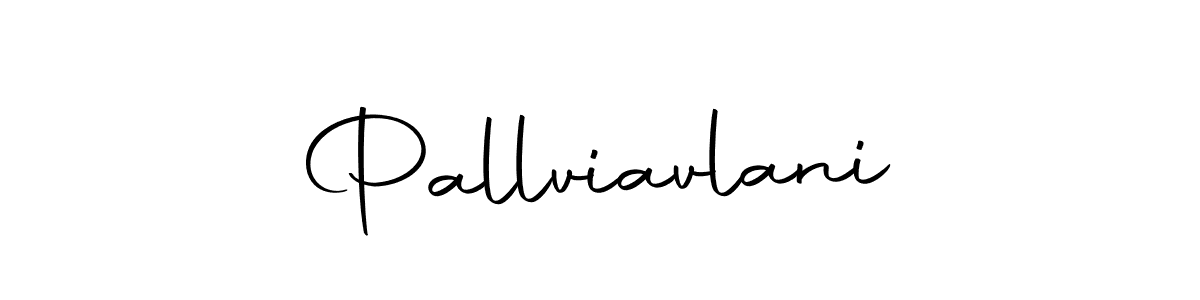 Make a beautiful signature design for name Pallviavlani. With this signature (Autography-DOLnW) style, you can create a handwritten signature for free. Pallviavlani signature style 10 images and pictures png