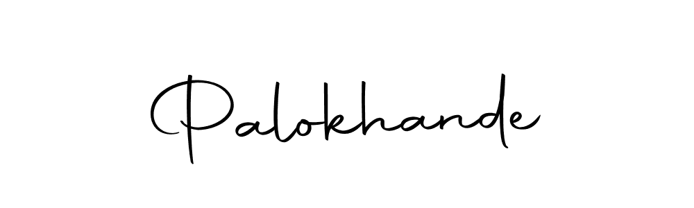 How to make Palokhande signature? Autography-DOLnW is a professional autograph style. Create handwritten signature for Palokhande name. Palokhande signature style 10 images and pictures png