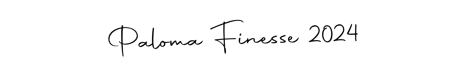 Create a beautiful signature design for name Paloma Finesse 2024. With this signature (Autography-DOLnW) fonts, you can make a handwritten signature for free. Paloma Finesse 2024 signature style 10 images and pictures png