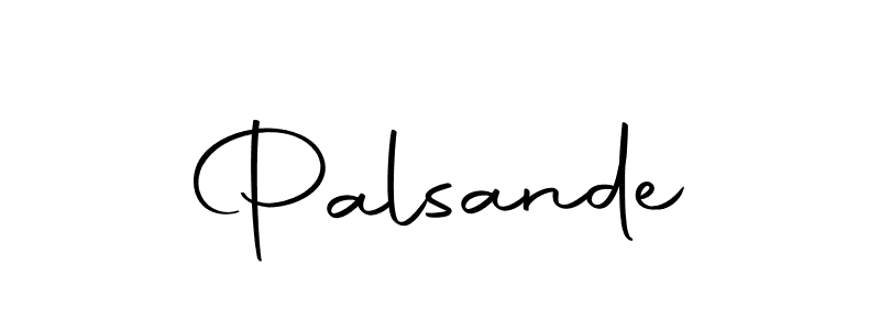 Design your own signature with our free online signature maker. With this signature software, you can create a handwritten (Autography-DOLnW) signature for name Palsande. Palsande signature style 10 images and pictures png