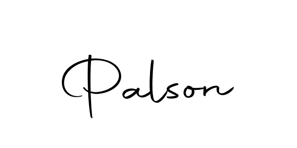 Design your own signature with our free online signature maker. With this signature software, you can create a handwritten (Autography-DOLnW) signature for name Palson. Palson signature style 10 images and pictures png