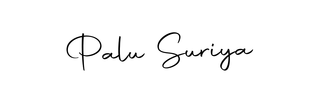 You should practise on your own different ways (Autography-DOLnW) to write your name (Palu Suriya) in signature. don't let someone else do it for you. Palu Suriya signature style 10 images and pictures png