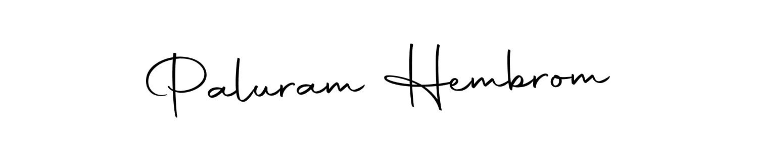 Paluram Hembrom stylish signature style. Best Handwritten Sign (Autography-DOLnW) for my name. Handwritten Signature Collection Ideas for my name Paluram Hembrom. Paluram Hembrom signature style 10 images and pictures png