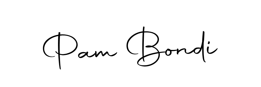 It looks lik you need a new signature style for name Pam Bondi. Design unique handwritten (Autography-DOLnW) signature with our free signature maker in just a few clicks. Pam Bondi signature style 10 images and pictures png
