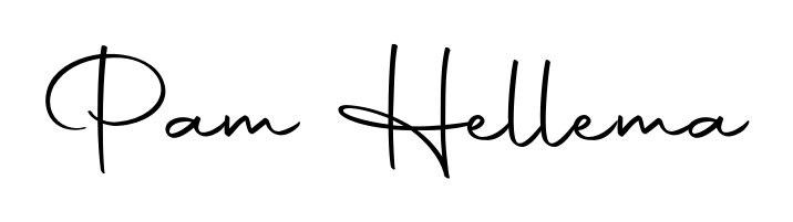 Transform the name Pam Hellema into a signature masterpiece using Autography-DOLnW font. Ideal for photographers, artists, and creators looking for watermarks. Pam Hellema signature style 10 images and pictures png