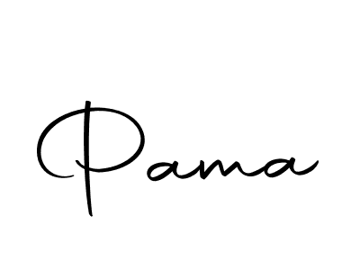 Create a beautiful signature design for name Pama. With this signature (Autography-DOLnW) fonts, you can make a handwritten signature for free. Pama signature style 10 images and pictures png