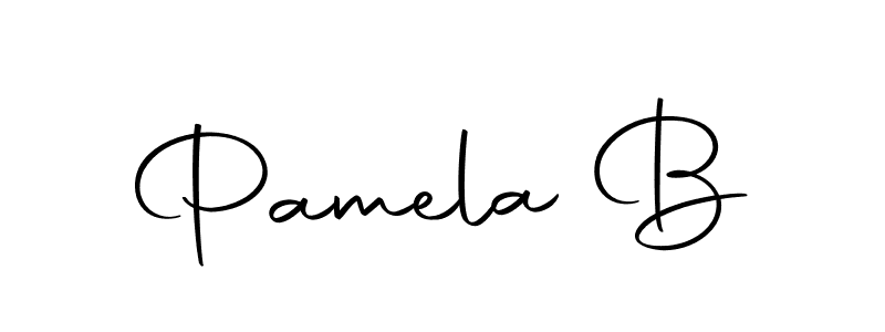 Also You can easily find your signature by using the search form. We will create Pamela B name handwritten signature images for you free of cost using Autography-DOLnW sign style. Pamela B signature style 10 images and pictures png