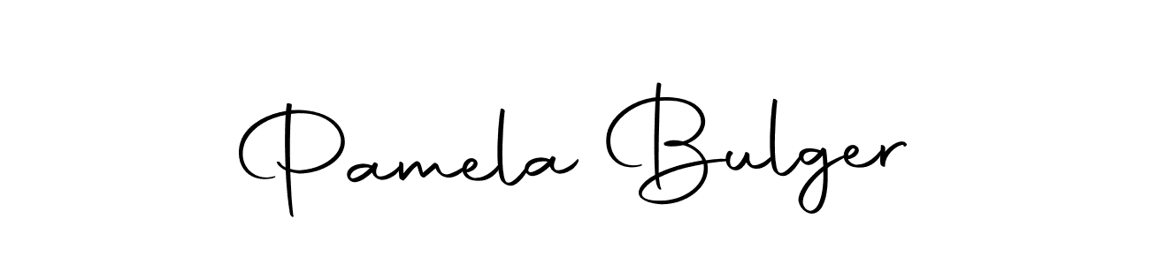 The best way (Autography-DOLnW) to make a short signature is to pick only two or three words in your name. The name Pamela Bulger include a total of six letters. For converting this name. Pamela Bulger signature style 10 images and pictures png