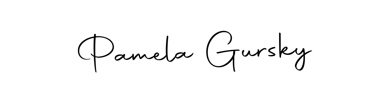 Use a signature maker to create a handwritten signature online. With this signature software, you can design (Autography-DOLnW) your own signature for name Pamela Gursky. Pamela Gursky signature style 10 images and pictures png