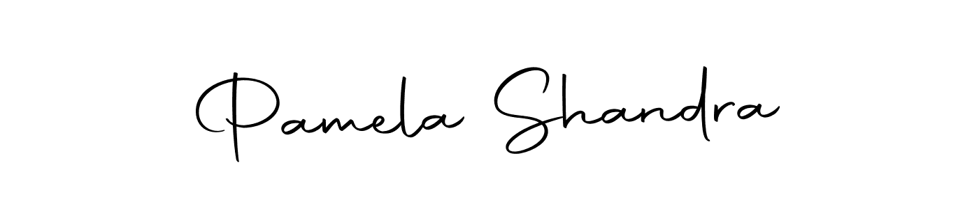 Make a beautiful signature design for name Pamela Shandra. Use this online signature maker to create a handwritten signature for free. Pamela Shandra signature style 10 images and pictures png