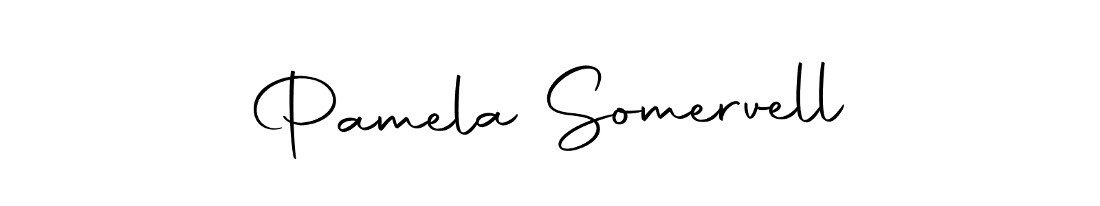 Also we have Pamela Somervell name is the best signature style. Create professional handwritten signature collection using Autography-DOLnW autograph style. Pamela Somervell signature style 10 images and pictures png
