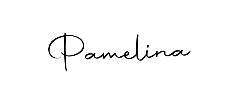 Pamelina stylish signature style. Best Handwritten Sign (Autography-DOLnW) for my name. Handwritten Signature Collection Ideas for my name Pamelina. Pamelina signature style 10 images and pictures png