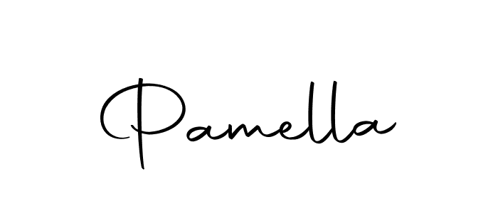 How to make Pamella signature? Autography-DOLnW is a professional autograph style. Create handwritten signature for Pamella name. Pamella signature style 10 images and pictures png