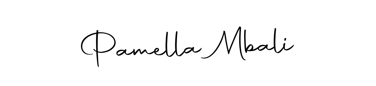 Make a beautiful signature design for name Pamella Mbali. With this signature (Autography-DOLnW) style, you can create a handwritten signature for free. Pamella Mbali signature style 10 images and pictures png