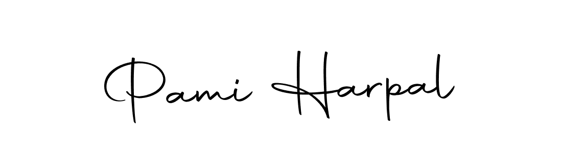 How to make Pami Harpal signature? Autography-DOLnW is a professional autograph style. Create handwritten signature for Pami Harpal name. Pami Harpal signature style 10 images and pictures png