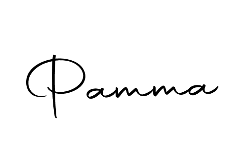 How to make Pamma name signature. Use Autography-DOLnW style for creating short signs online. This is the latest handwritten sign. Pamma signature style 10 images and pictures png