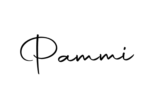 Design your own signature with our free online signature maker. With this signature software, you can create a handwritten (Autography-DOLnW) signature for name Pammi. Pammi signature style 10 images and pictures png