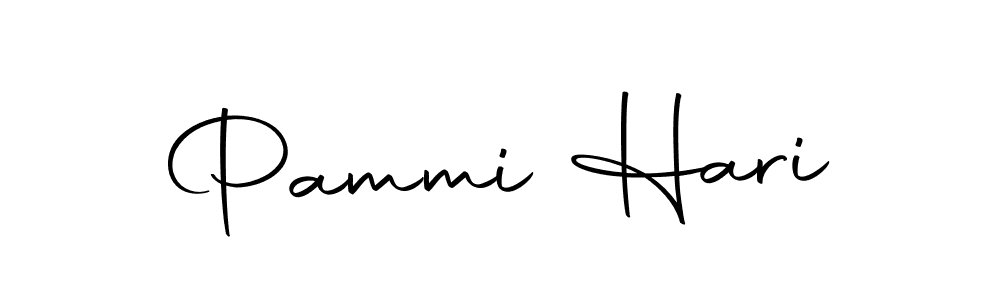 Design your own signature with our free online signature maker. With this signature software, you can create a handwritten (Autography-DOLnW) signature for name Pammi Hari. Pammi Hari signature style 10 images and pictures png