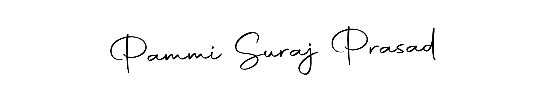 Design your own signature with our free online signature maker. With this signature software, you can create a handwritten (Autography-DOLnW) signature for name Pammi Suraj Prasad. Pammi Suraj Prasad signature style 10 images and pictures png