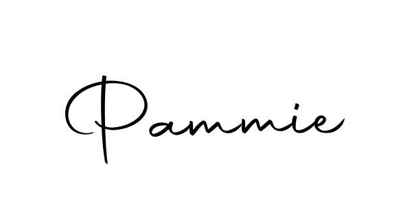 Use a signature maker to create a handwritten signature online. With this signature software, you can design (Autography-DOLnW) your own signature for name Pammie. Pammie signature style 10 images and pictures png