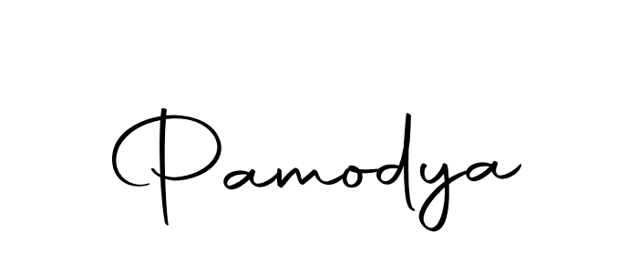 Make a beautiful signature design for name Pamodya. Use this online signature maker to create a handwritten signature for free. Pamodya signature style 10 images and pictures png